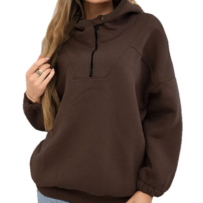 Casual Sports American Retro Design Plus Size Sweater