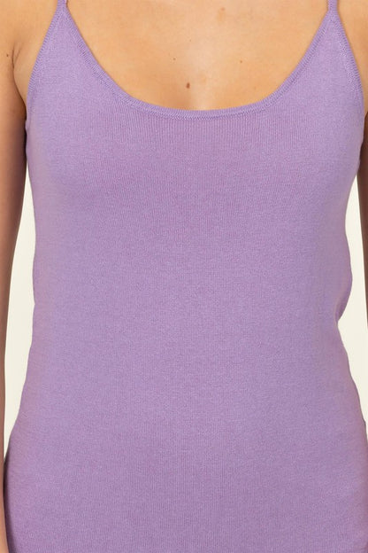 Just Saying Sleeveless Midi Sweater Dress Luvéillé