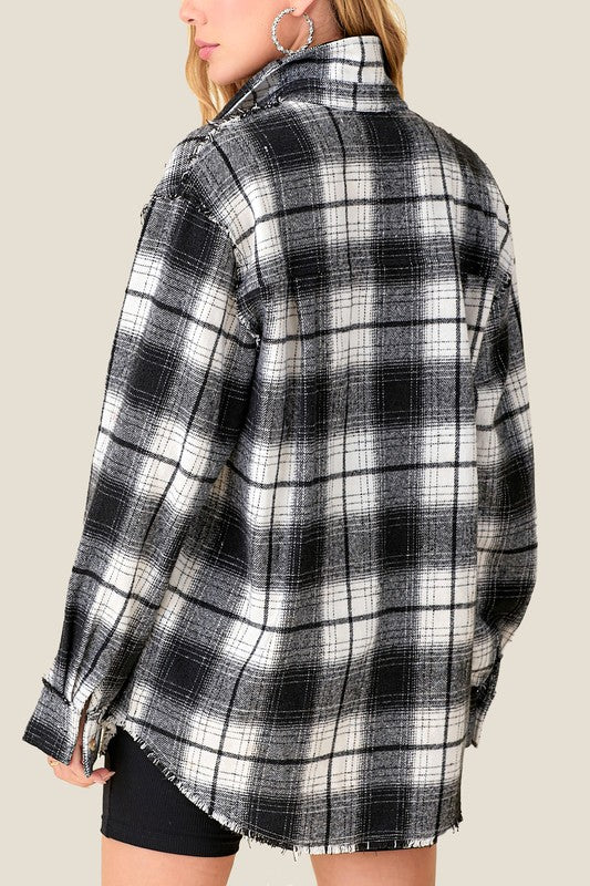 Nova Plaid Long Sleeve Shirt Luvéillé