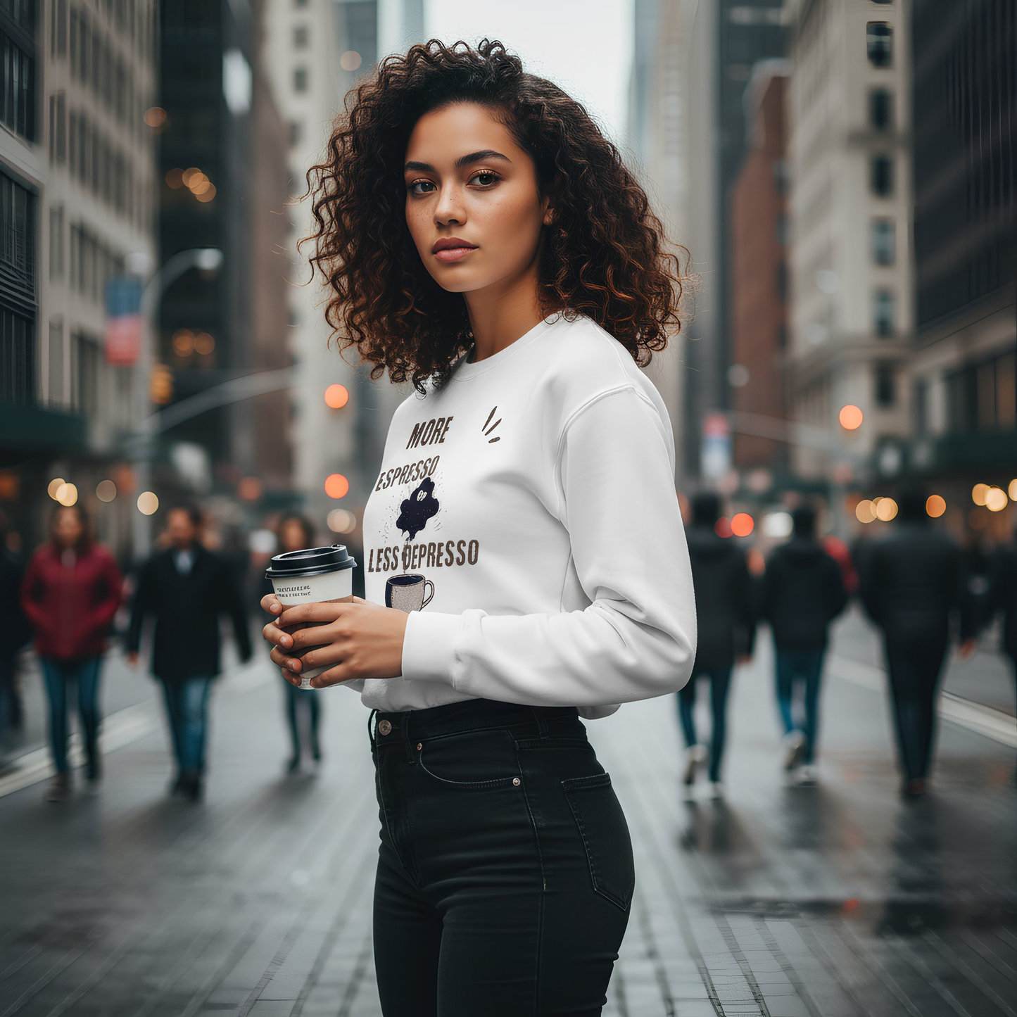 More Espresso Crewneck Sweatshirt