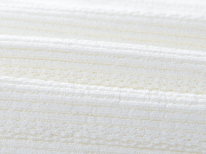 Round Neck Short Sleeve Waistband Thin Solid Color Knitted Buttock Skirt Luvéillé