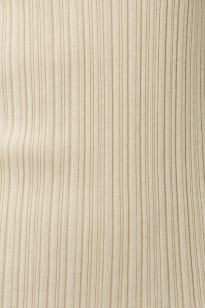 Short Sleeve Mock Neck Merrow Edge Top Luvéillé