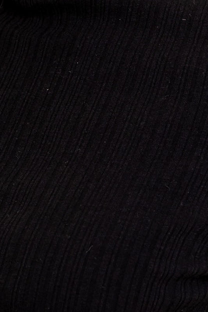 Short Sleeve Mock Neck Merrow Edge Top Luvéillé