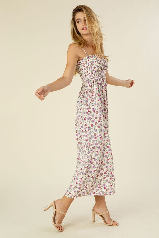 Smocked cami maxi dress Luvéillé