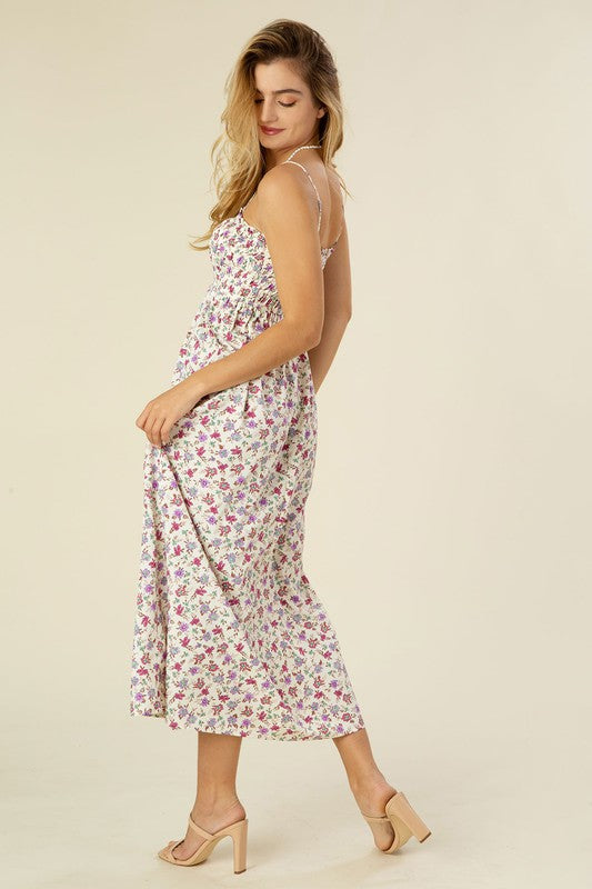 Smocked cami maxi dress Luvéillé