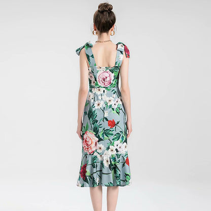 Temperament Was Thin Package Hip Fishtail Skirt Holiday Dress Luvéillé