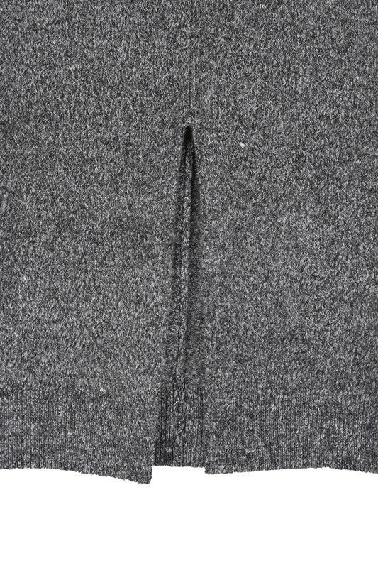 V-Neck Sweater Maxi Dress Luvéillé