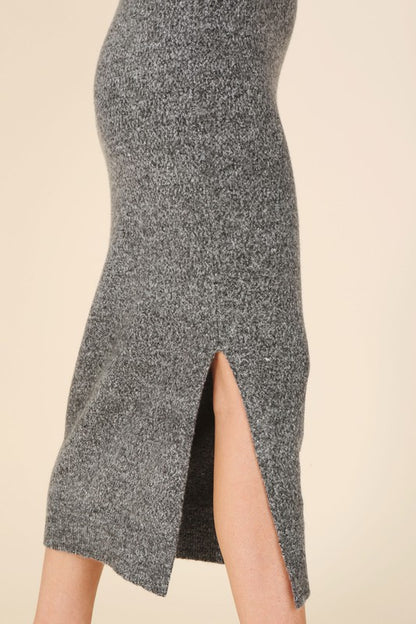 V-Neck Sweater Maxi Dress Luvéillé