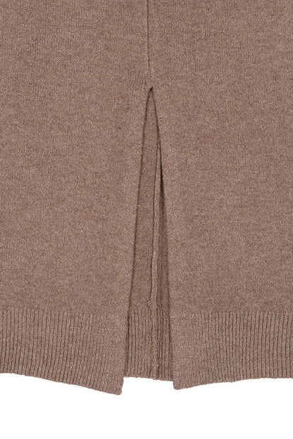 V-Neck Sweater Maxi Dress Luvéillé