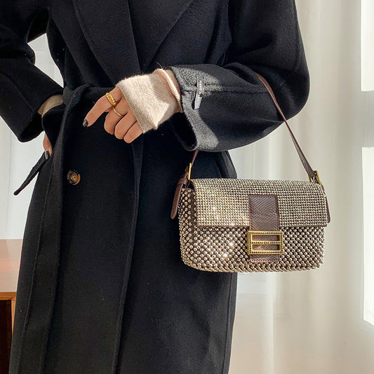 Women's Bag With Rhinestones and Beads Luvéillé