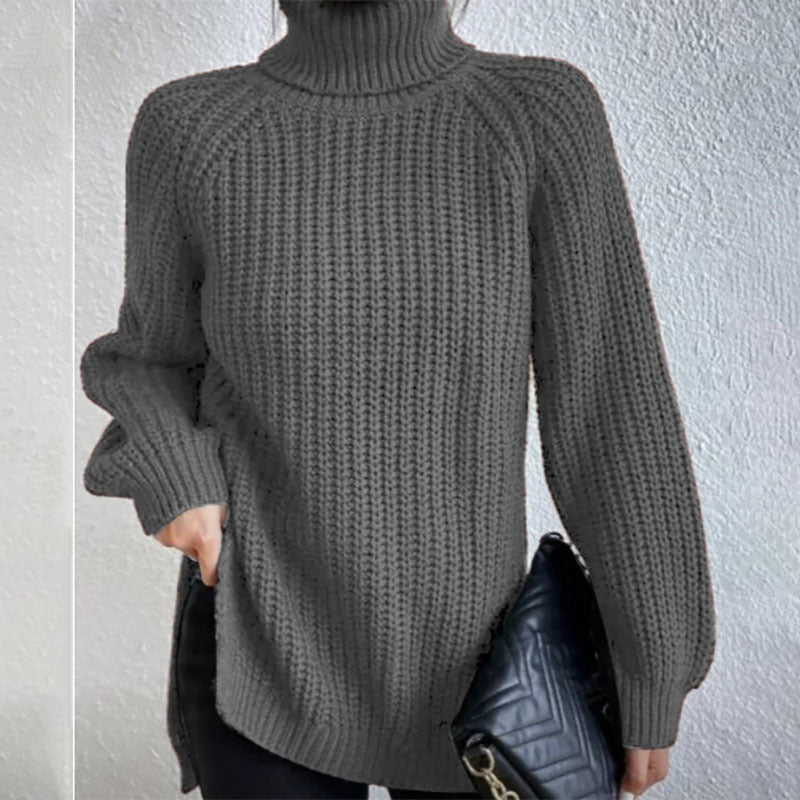 Woolen Sweater Fashion High Collar Thick Sweater Luvéillé