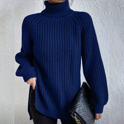 Woolen Sweater Fashion High Collar Thick Sweater Luvéillé