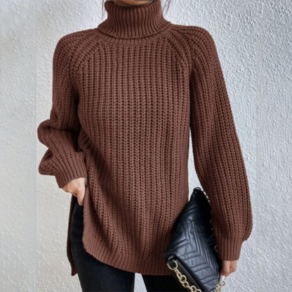 Woolen Sweater Fashion High Collar Thick Sweater Luvéillé