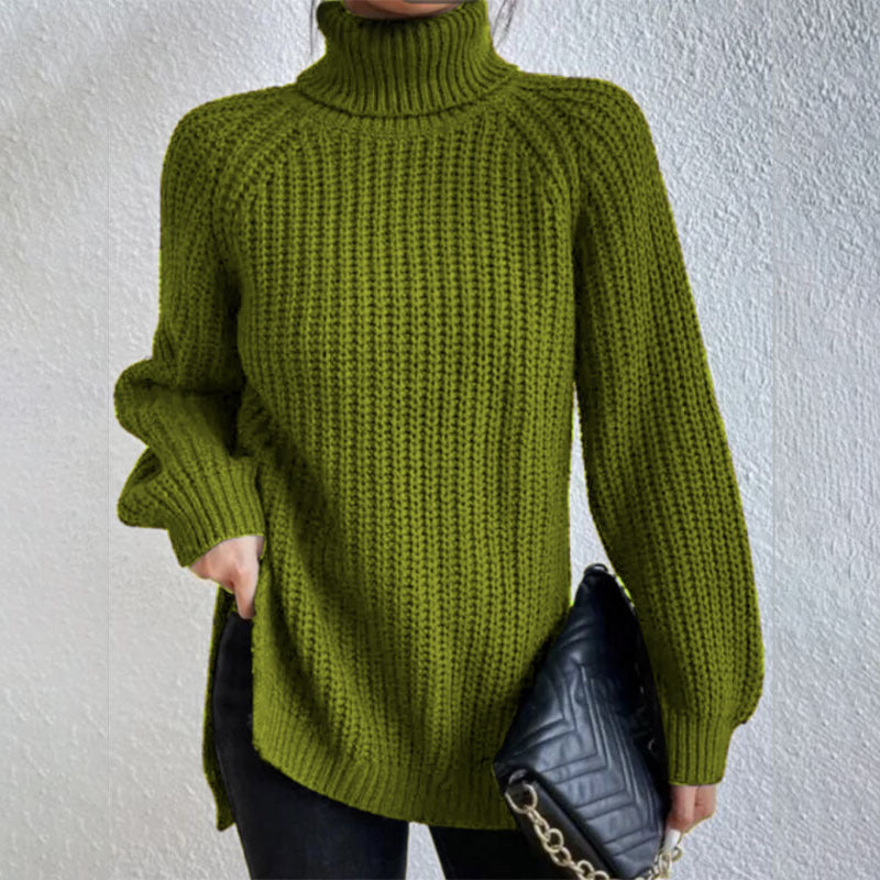 Woolen Sweater Fashion High Collar Thick Sweater Luvéillé