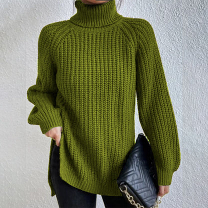 Woolen Sweater Fashion High Collar Thick Sweater Luvéillé