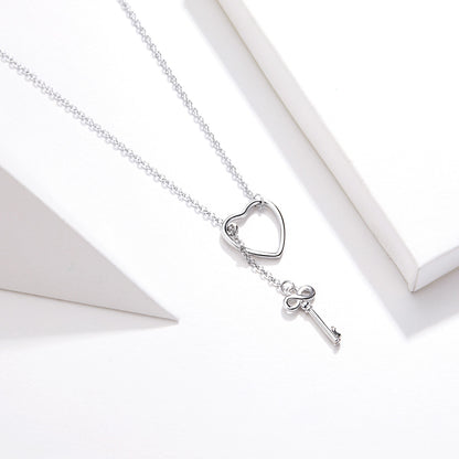 heart-shaped sterling silver necklace