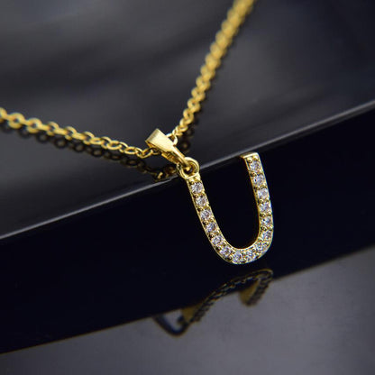 Gold-plated brass necklace