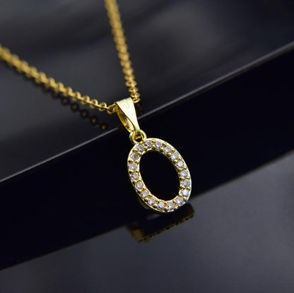 Gold-plated brass necklace
