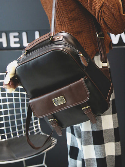 Retro Style Backpack Simple And Versatile