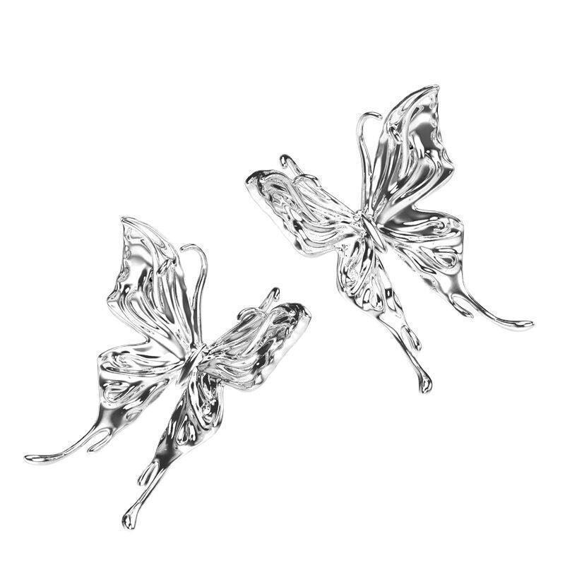 Frigid Wind Super Fairy Three-dimensional Butterfly Earrings