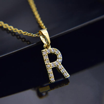 Gold-plated brass necklace