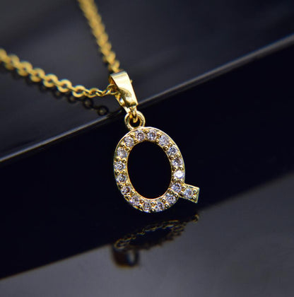 Gold-plated brass necklace