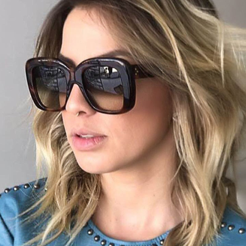 Stylish Women's Sunglasses Retro Square