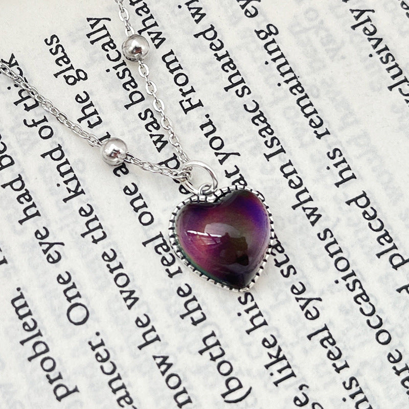 Heart & Beads Clasp Chain