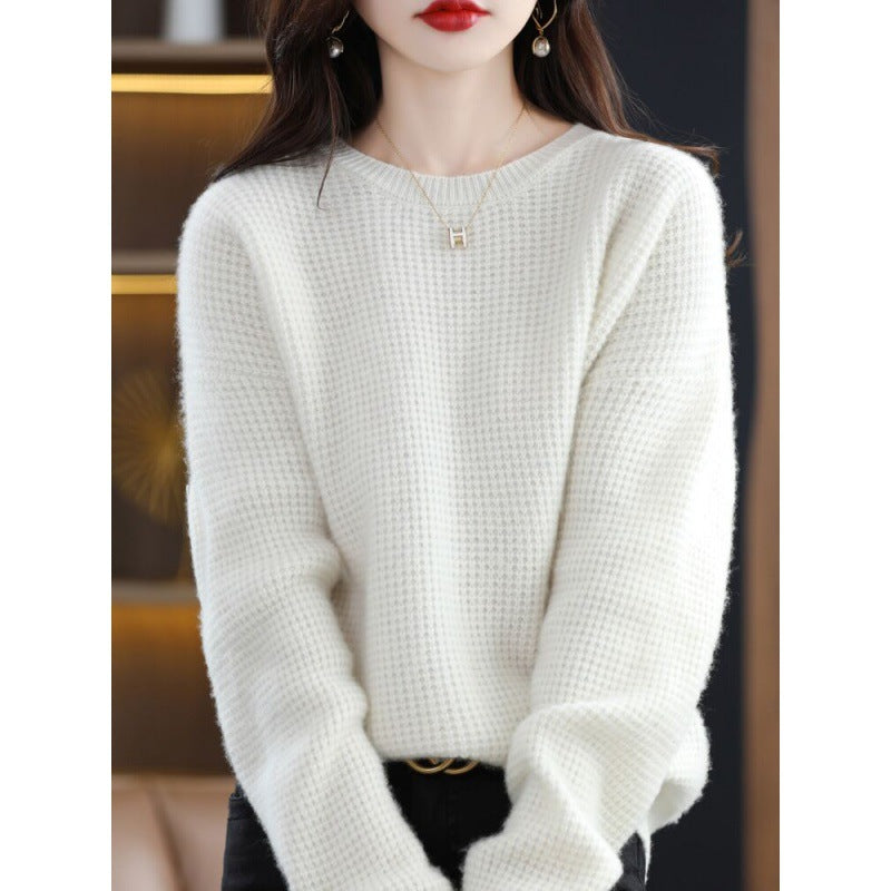 Round Neck Cashmere Loose Pullover