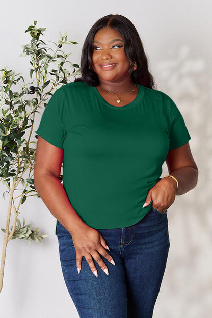 Basic Bae Full Size Round Neck Short Sleeve T-Shirt Luvéillé