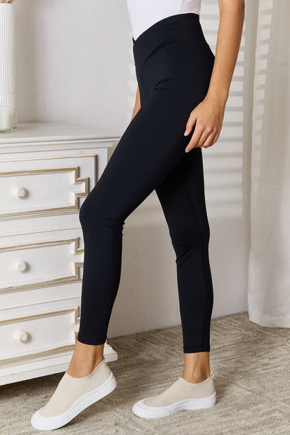 Basic Bae V-Waistband Sports Leggings Luvéillé