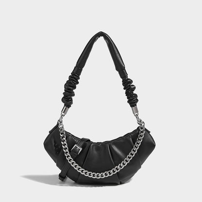 Chain Pleated Cloud Bag Luvéillé