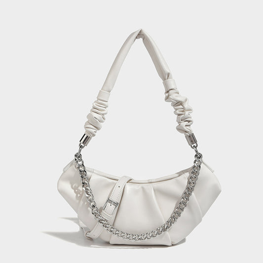 Chain Pleated Cloud Bag Luvéillé