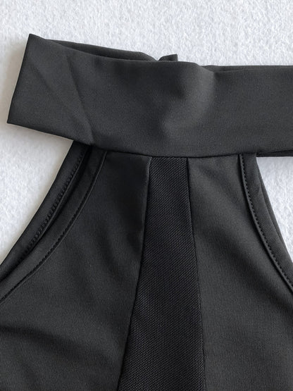 Cutout Grecian Neck Dress Luvéillé