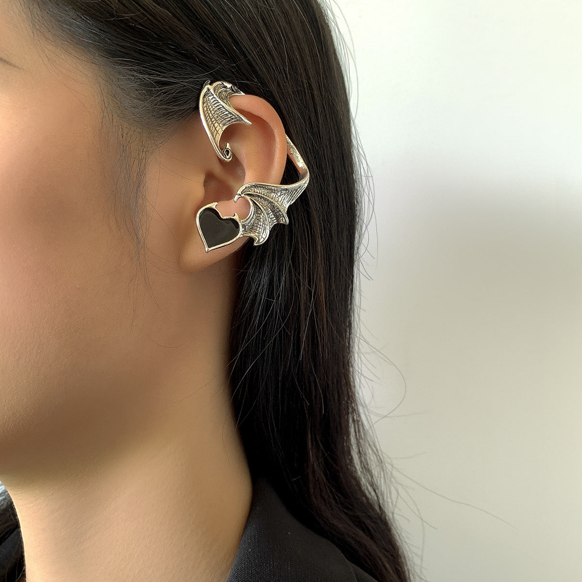 Fashion Creative Halloween Elf Wings Ear Bone Clip Luvéillé