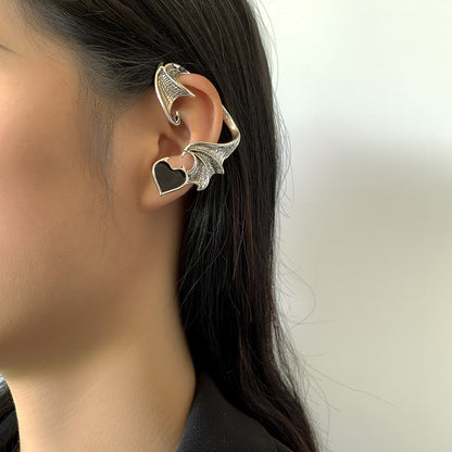 Fashion Creative Halloween Elf Wings Ear Bone Clip Luvéillé