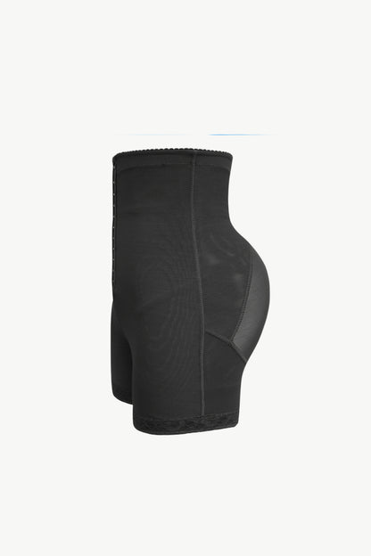 Full Size Hook-and-Eye Shaping Shorts Luvéillé
