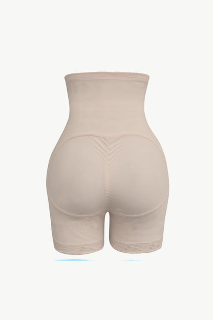 Full Size Hook-and-Eye Shaping Shorts Luvéillé