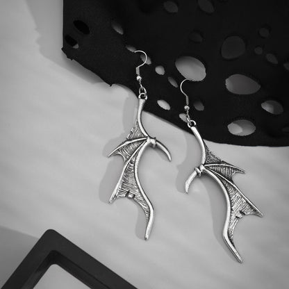 Jewelry Creative Personality Devil Dragon Wings Earrings Luvéillé