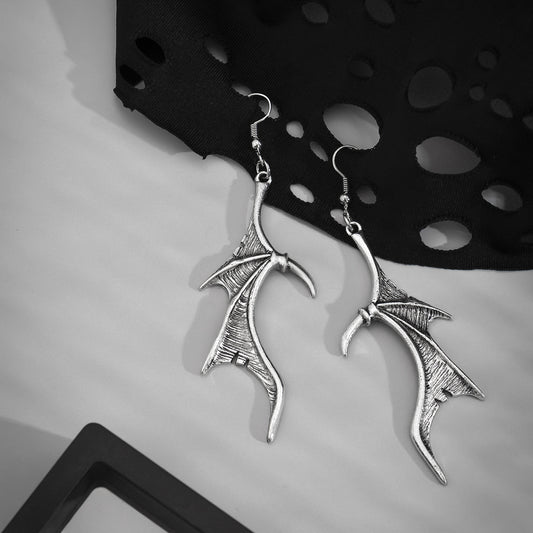 Jewelry Creative Personality Devil Dragon Wings Earrings Luvéillé