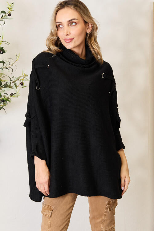 Justin Taylor Crisscross Long Sleeve Sweater Luvéillé