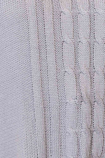 Justin Taylor Turtle Neck Fringe Poncho Luvéillé