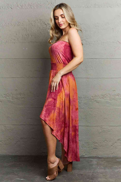 Ninexis In The Mix Sleeveless High Low Tie Dye Dress Luvéillé