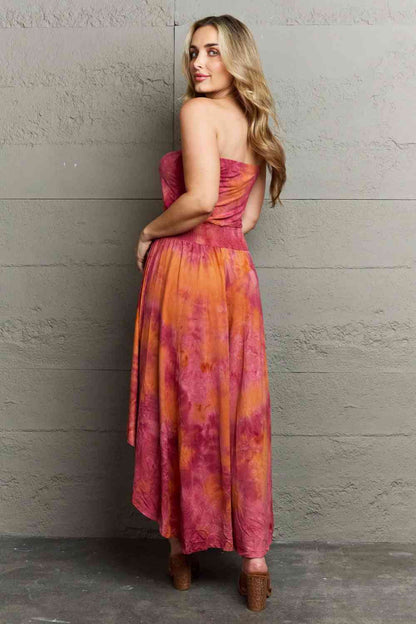Ninexis In The Mix Sleeveless High Low Tie Dye Dress Luvéillé