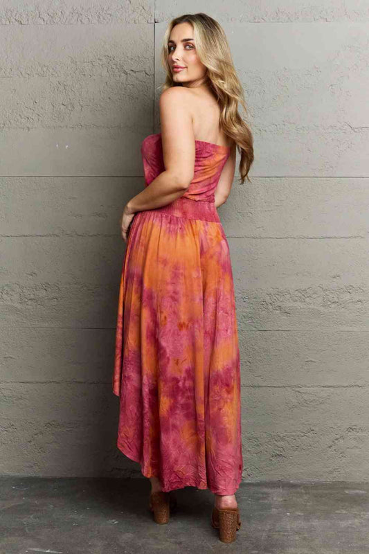 Ninexis In The Mix Sleeveless High Low Tie Dye Dress Luvéillé