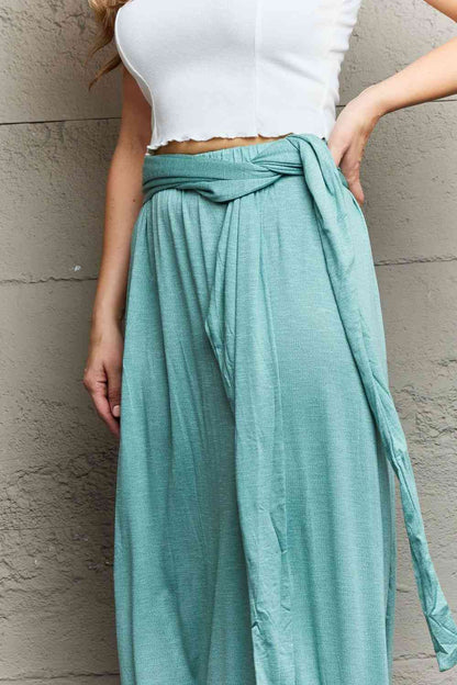 Ninexis Know Your Worth Criss Cross Halter Neck Maxi Dress Luvéillé