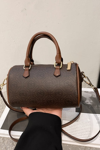 PU Leather Cylinder Handbag Luvéillé