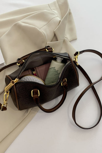 PU Leather Cylinder Handbag Luvéillé