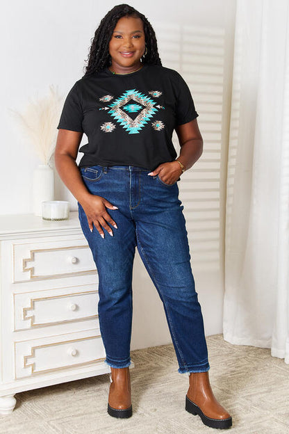 Simply Love Graphic Short Sleeve T-Shirt Luvéillé