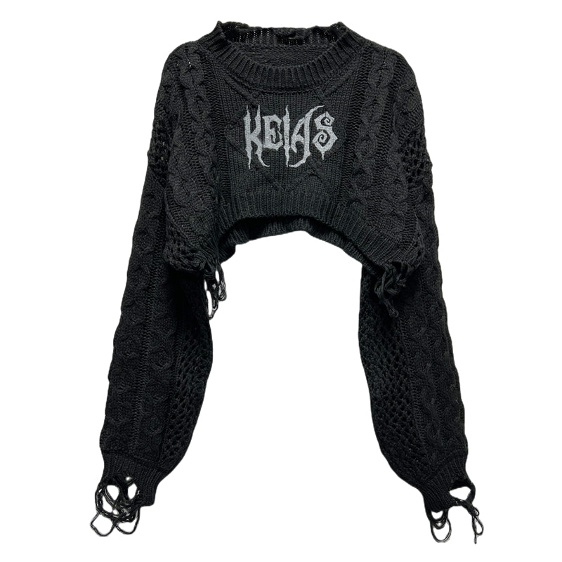 T-shirt Street Punk Spicy Girl Short Long-sleeved Sweater Luvéillé